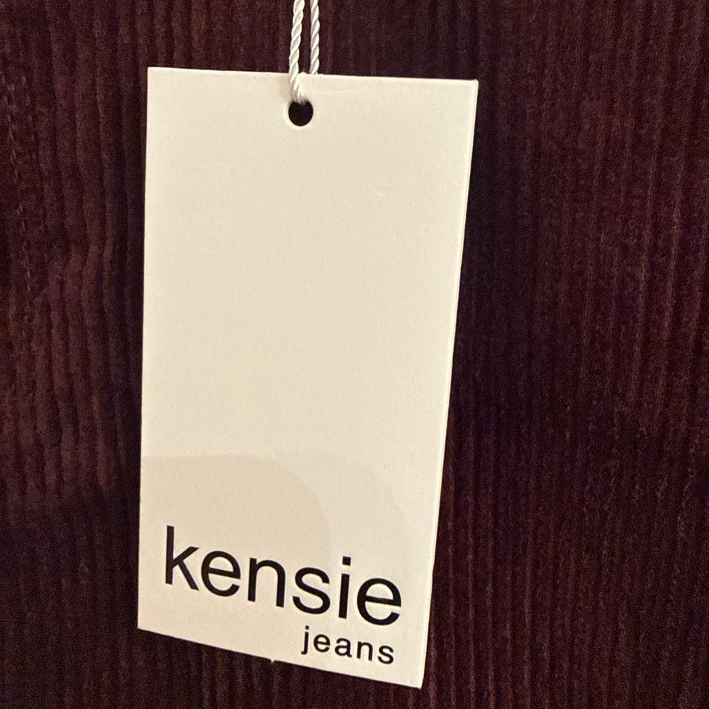 Y2K, Modern Vintage and Retro Kensie Women's Mini Corduroy Skirt - Deep Red - Picture 16 of 16